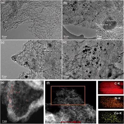 Impacts of Metal–Support Interaction on Hydrogen Evolution Reaction of Cobalt-Nitride-Carbide Catalyst